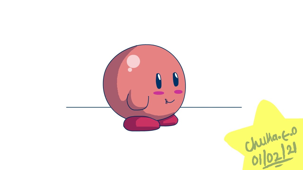 Artstation Kirby Walk Cycle