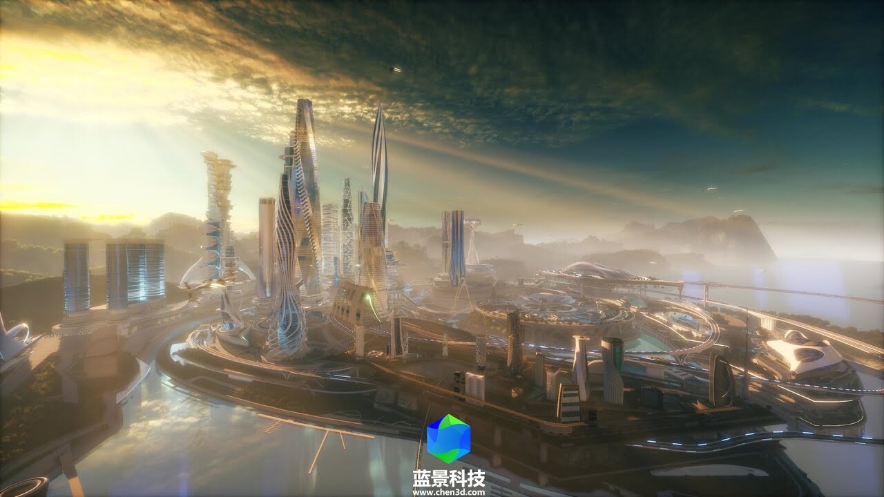 ArtStation - Future City,metaverse,made By UE4