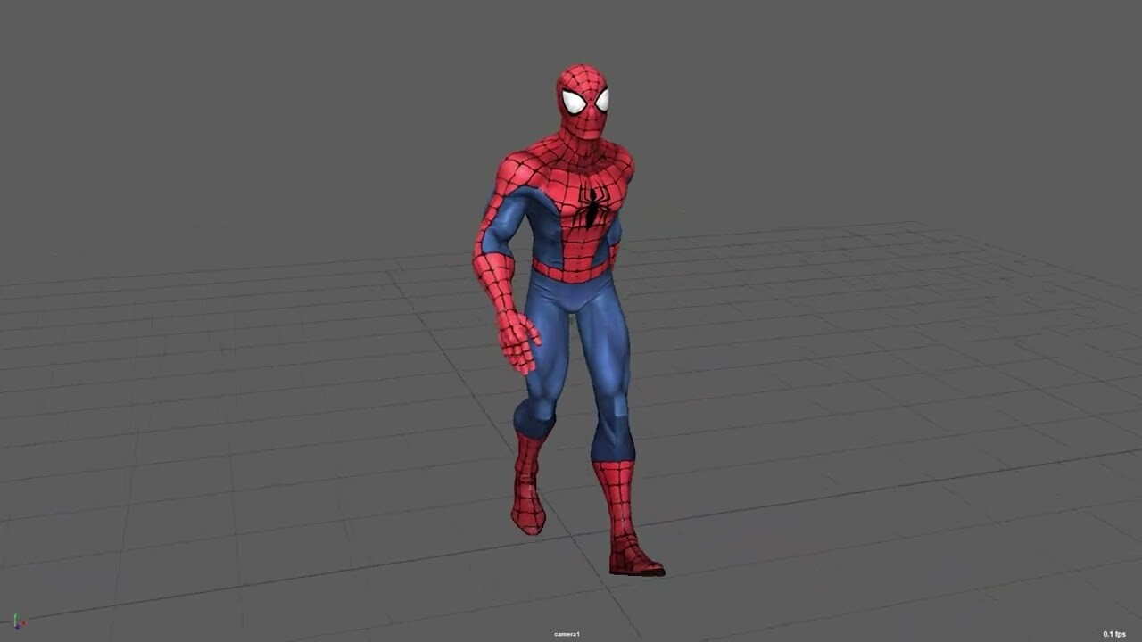 ArtStation - Spiderman walk animation