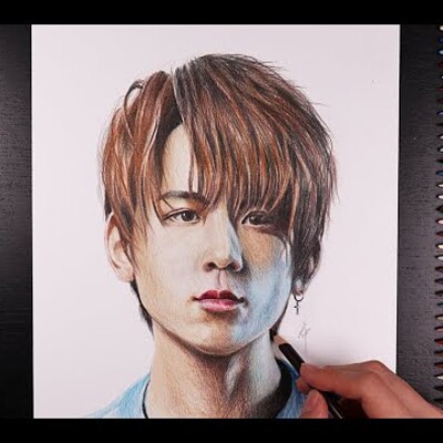 V BTS Drawing Pictures - Drawing Skill