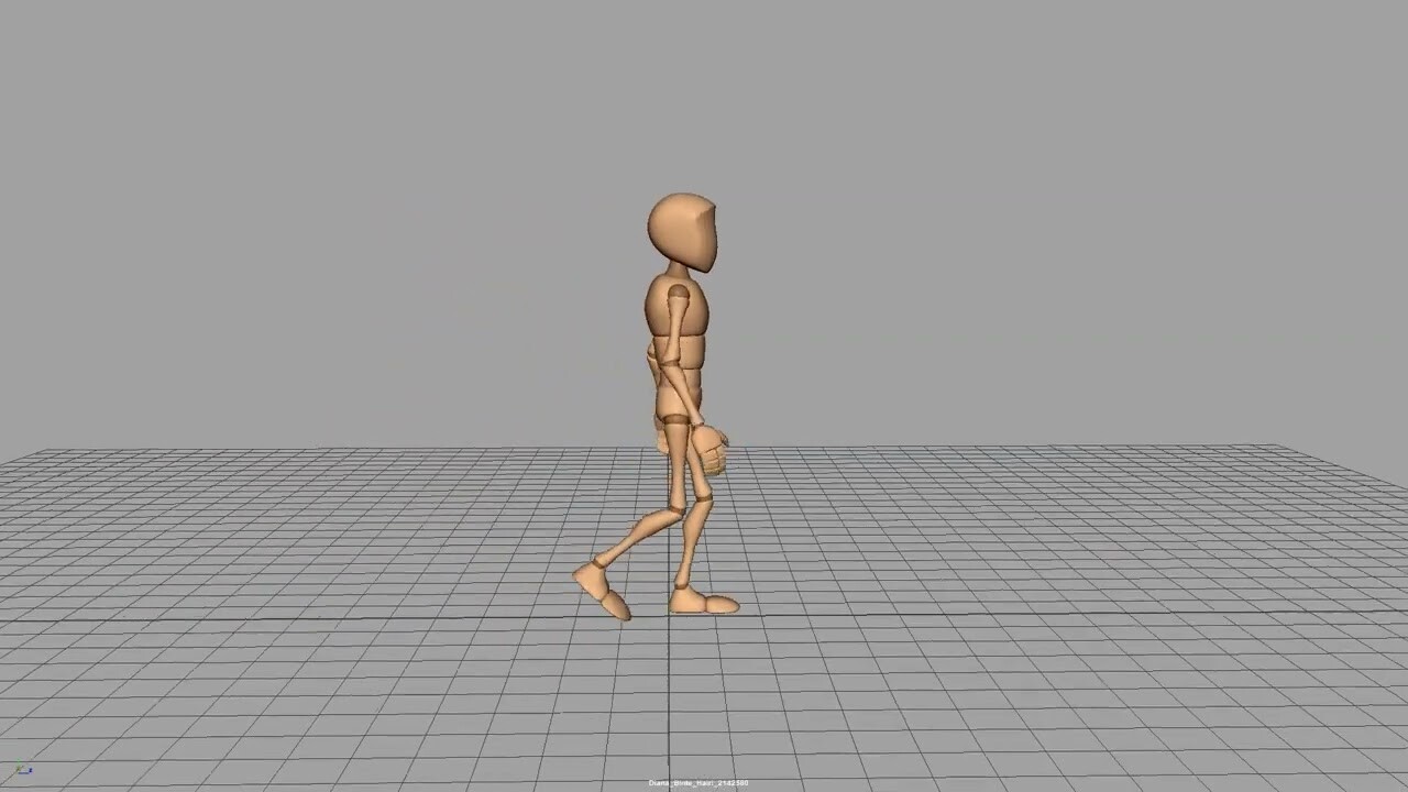 ArtStation - Walk & Jump Animation