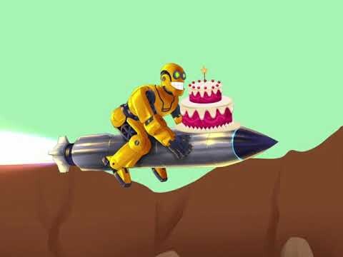 Rebelbots 1st Birthday Animation