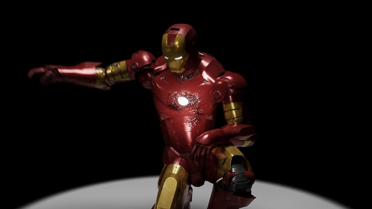 ArtStation - IRON MAN_ANIMATION