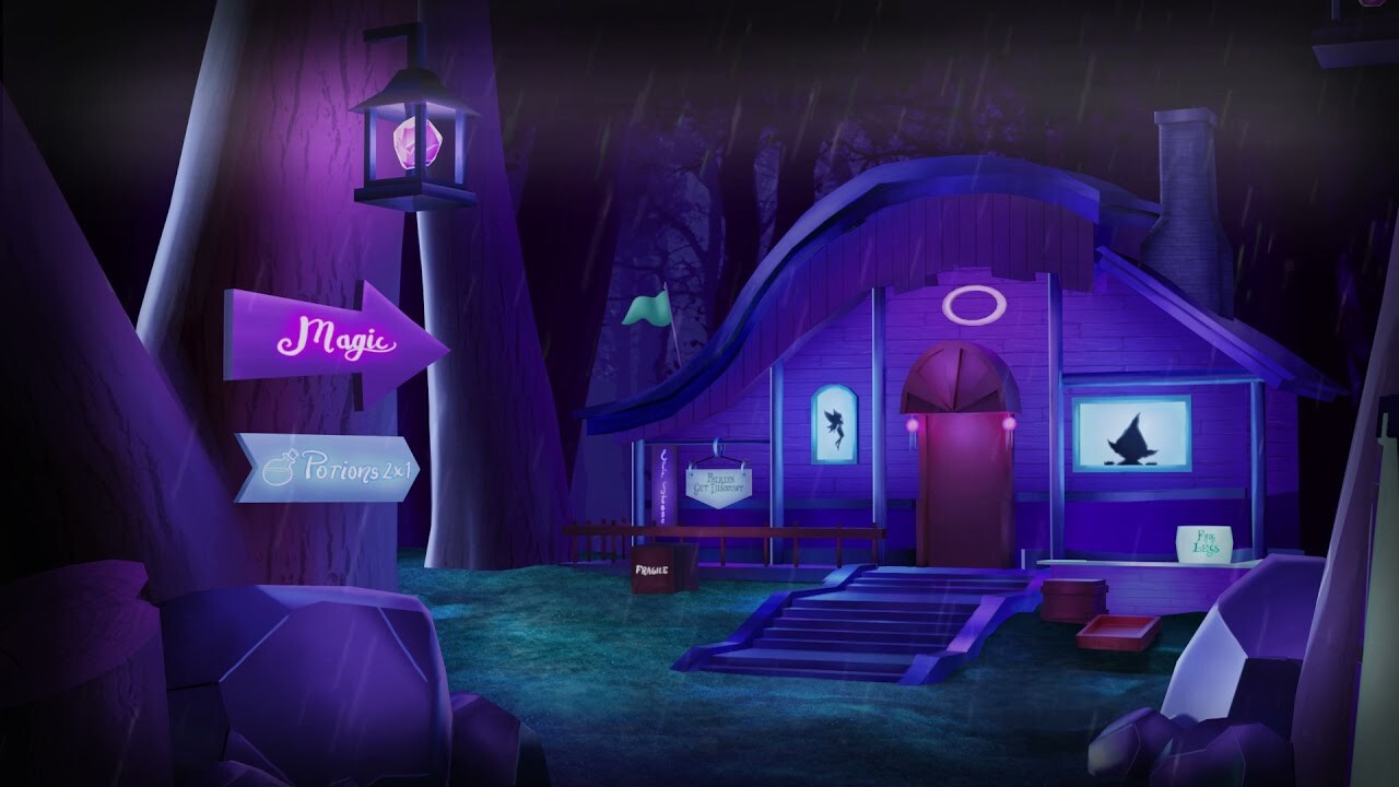 ArtStation Magic Cabin 3D Stage