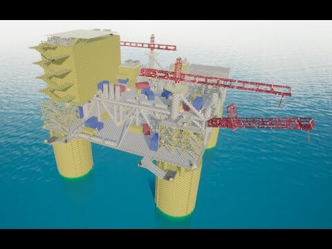 ArtStation - Oil Rig Level Design