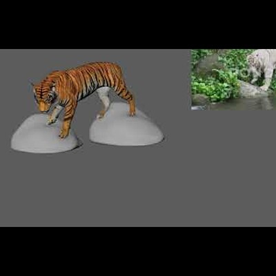 Bengal tiger 3d model - CadNav