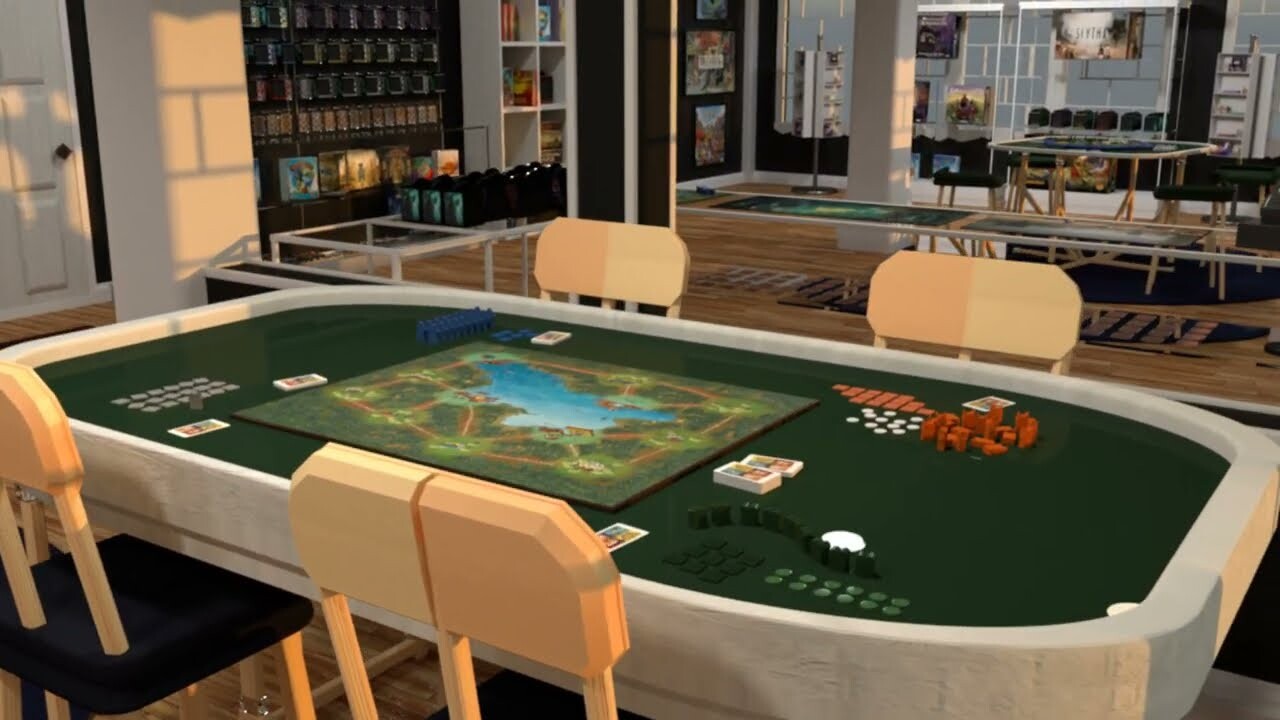 ArtStation Tabletop Game Shop Video Flythrough