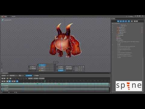 ArtStation - Monster spine animation