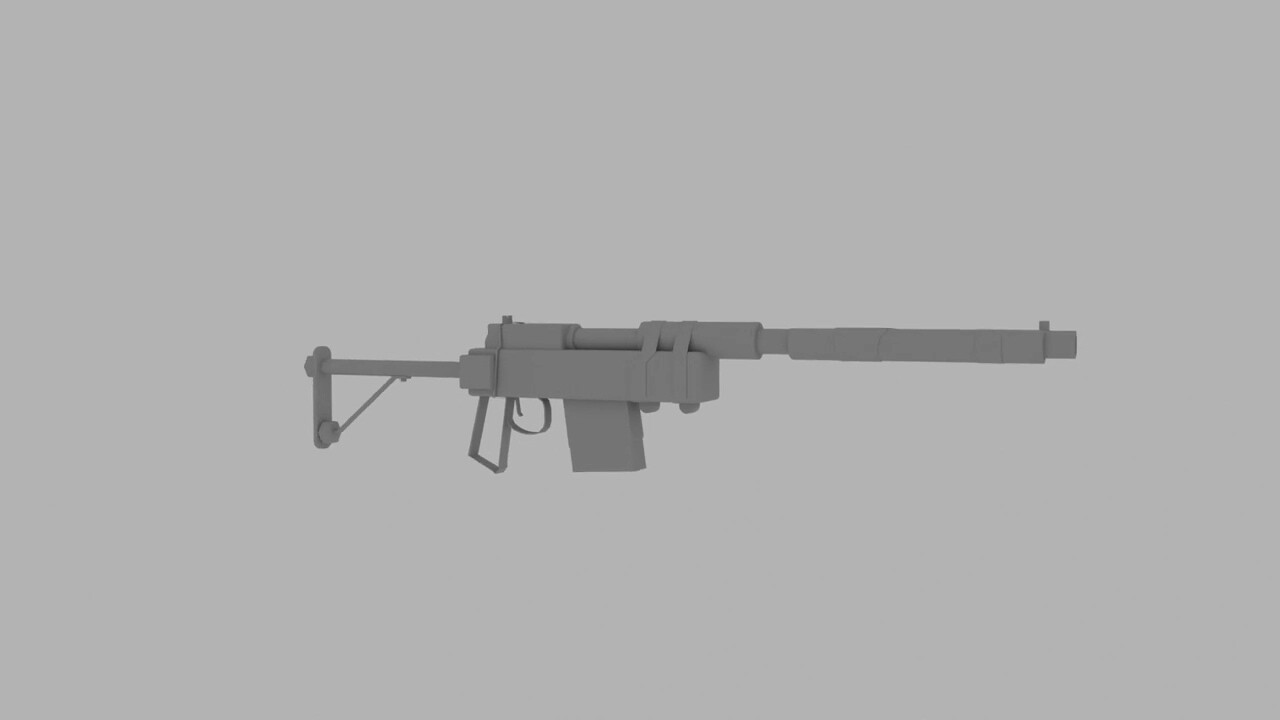 ArtStation - Semi automatic Rifle from rust