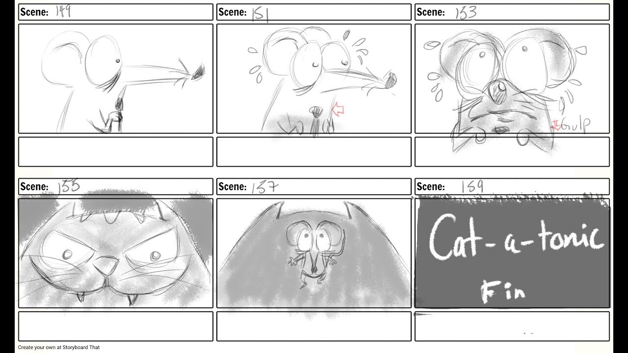 ArtStation - Cat-a-tonic Storyboard and animatic