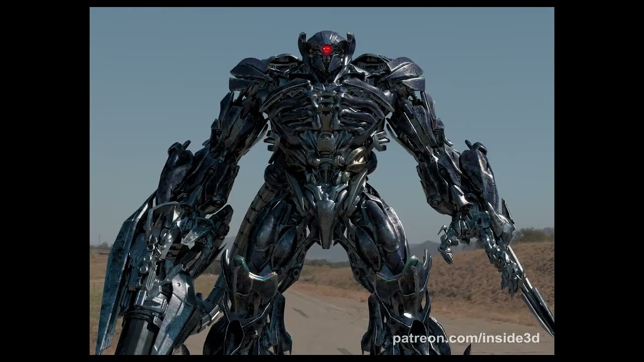 ArtStation Transformers Shockwave 3d model 360