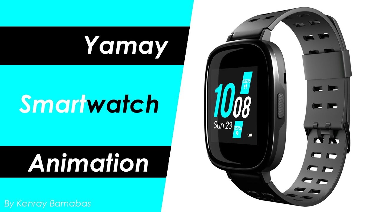 Yamay Smart Watch 3D Visualization