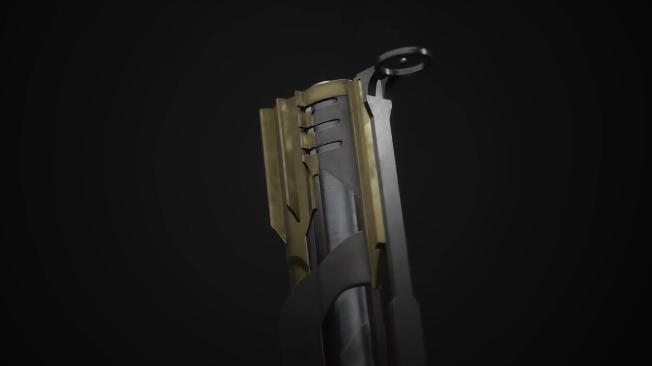 ArtStation Dishonored 2 Pistol