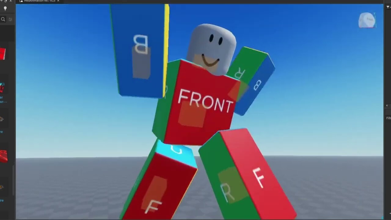 ArtStation - Roblox Studio Simple r6 jump animation