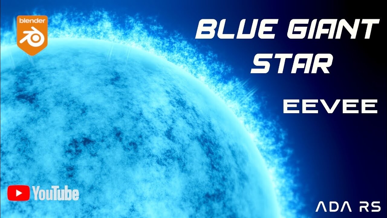 ArtStation - Blue giant star