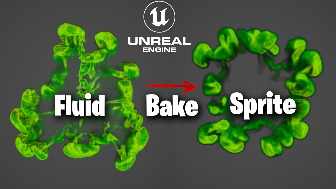ArtStation Bake Fluid Make SpriteSheet in UE5.3 Niagara Tutorial