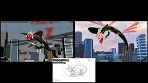 Justice League x RWBY: Super Heroes and Huntsmen Part 2 Previs/Layout