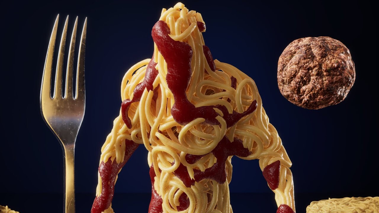 ArtStation - Spaghetti Man for UE and Unity