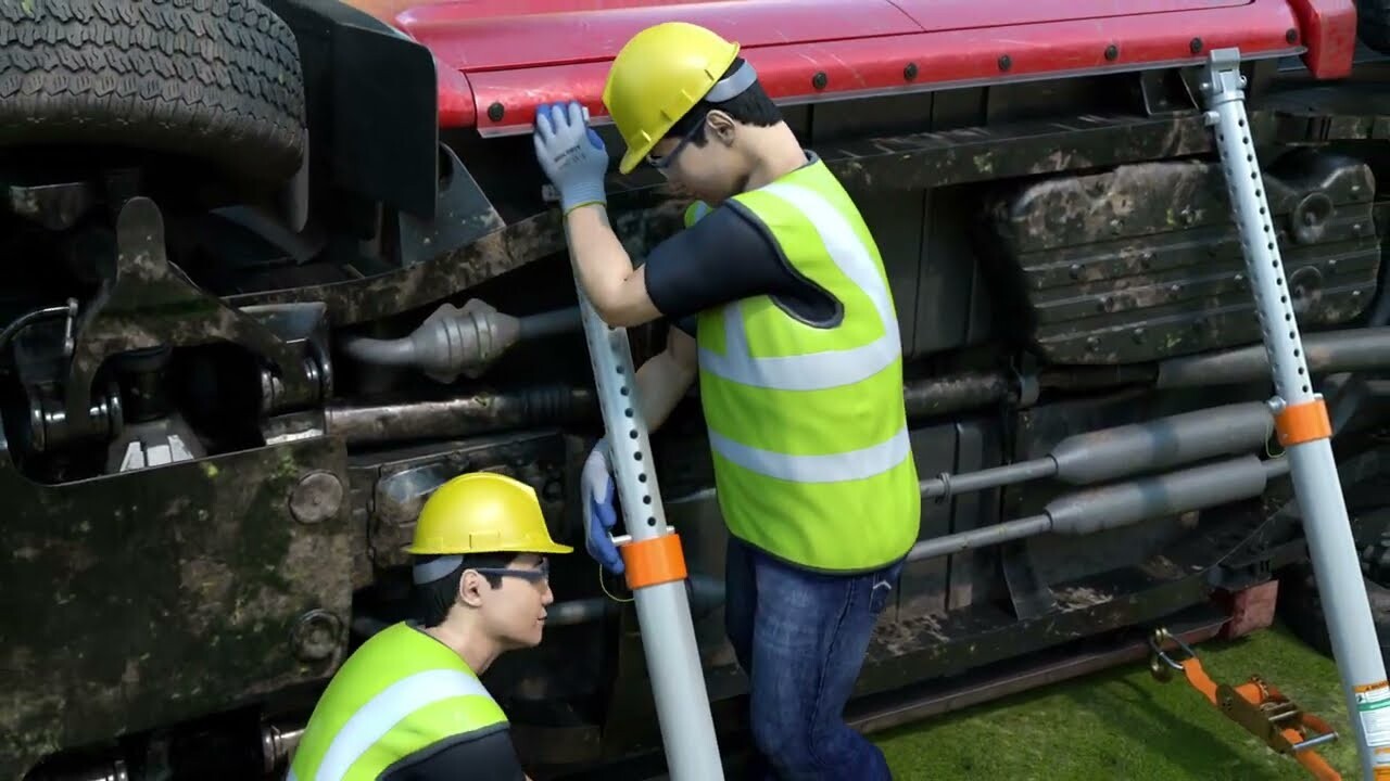 3D Product Animation: Rapid Deployment for Rescue Operations
