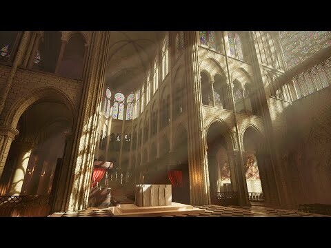 ArtStation - Notre Dame Cathedral : Interior