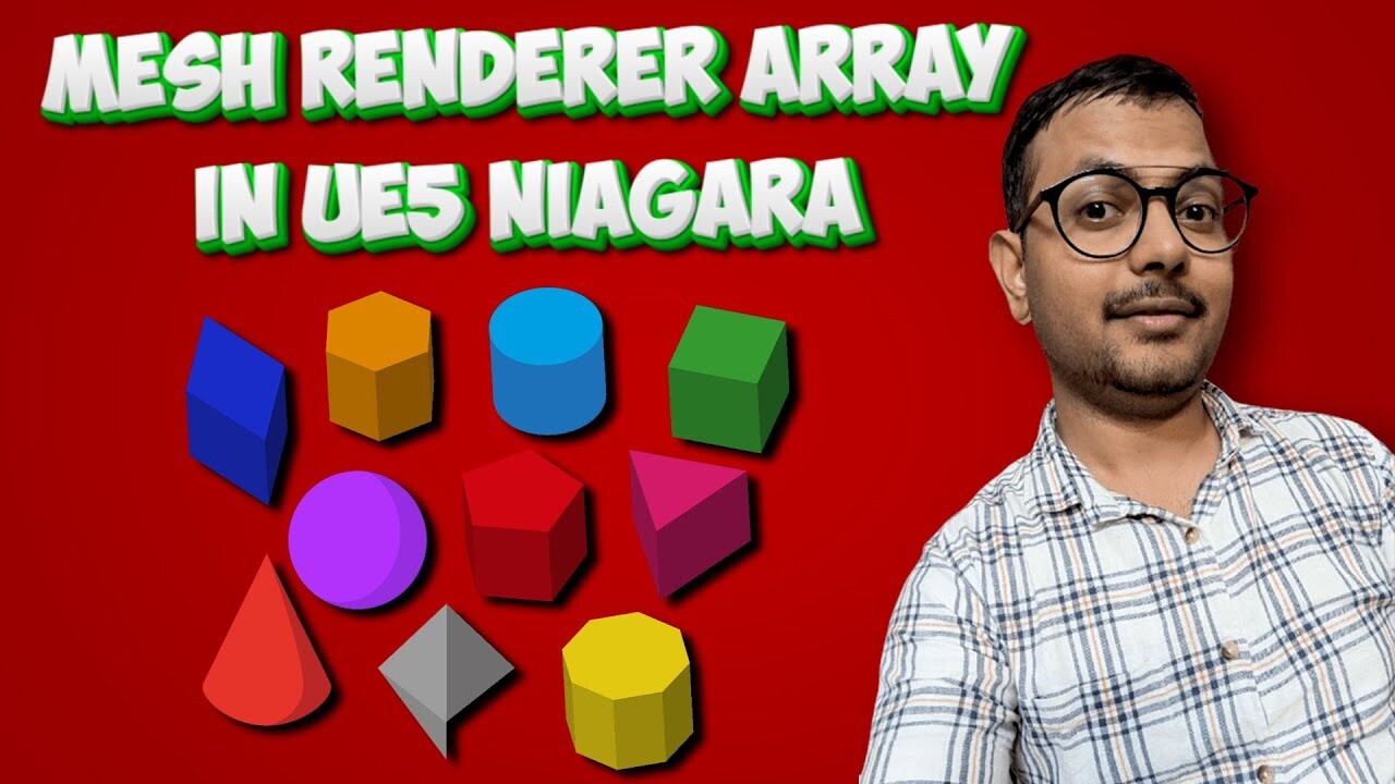 ArtStation - Mesh Renderer Array in Unreal Engine 5.4 Niagara Tutorial