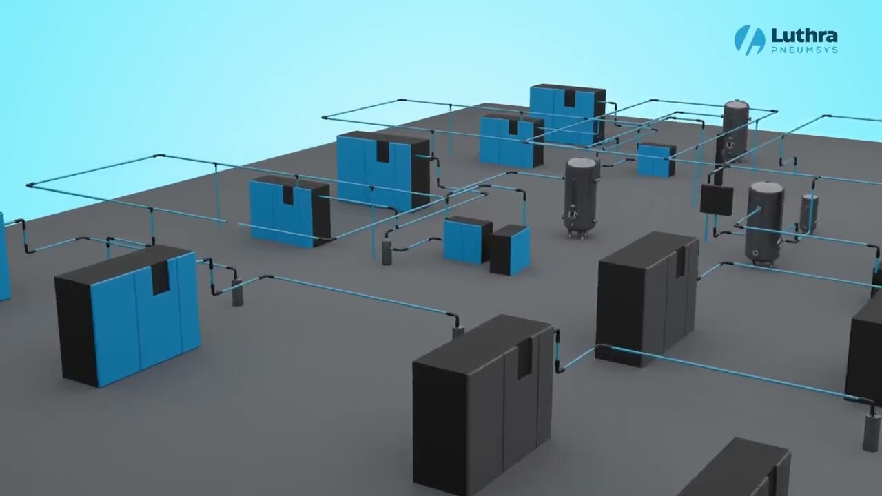 ArtStation - Industrial Piping System 3D Animation Video - Explainer