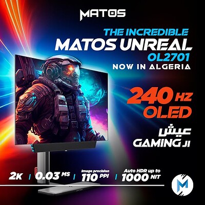 Oled PC monitor Advertisement  