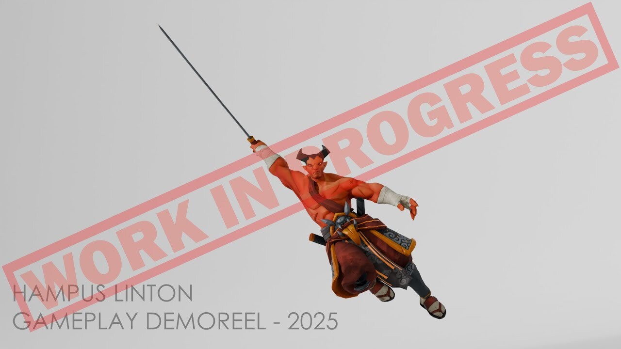 Gameplay Animation Demoreel - 2025 WIP