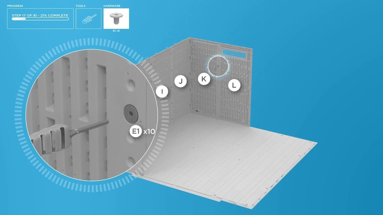 Outdoor Shed Assembly