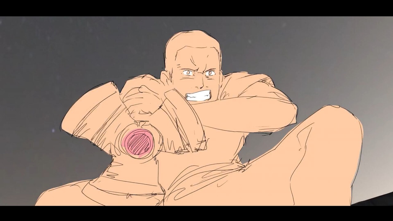[Storyboard] Cyborg Chase Sequence - 2D/3D Storyboard BLENDER