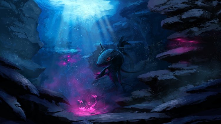 Artstation Beneath The Waves Keyframe Concept Art