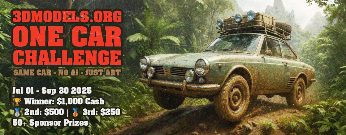 Adrian Ratiu - 3DA - One Car Challenge - WIP contest Entry