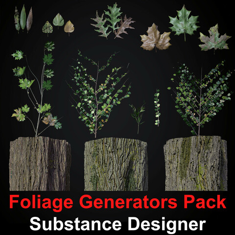 Vegetation Materias Pack - Substance Designer