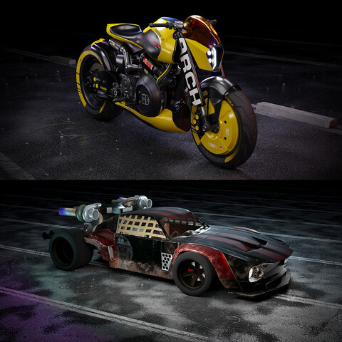 Cyberpunk Vehicles