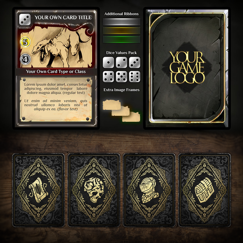 Dark Fantasy Card Game Bundle (Standard License)