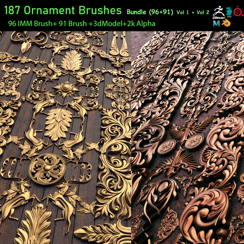 187 Ornament IMM+3DModels(Commercial)
