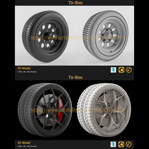 2 Tire-Rim bundle