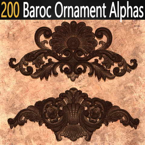 200 Baroc Ornament Alphas
