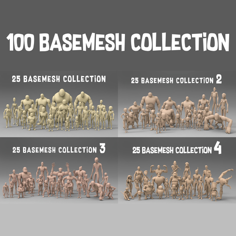 100 Basemesh collection