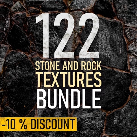 122 Stone, rock, concrete, brick and marble photo material texture backgrounds bundle.