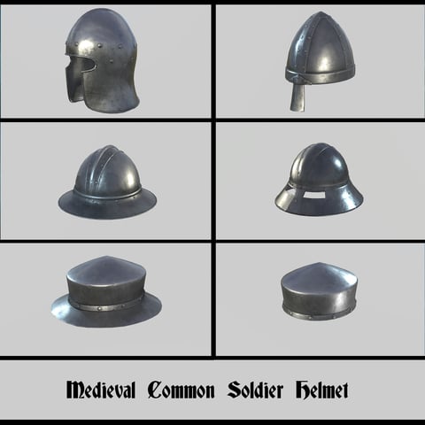 Medieval Common Soldier Helmet