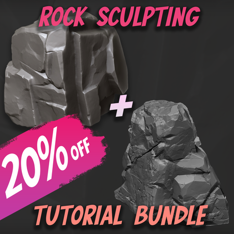 Rock Sculpting Tutorial Bundle