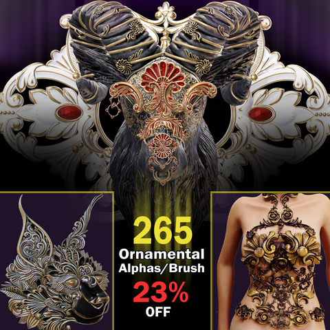 265 Ornaments Brush Bundle(Commercial)