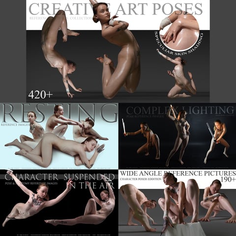 Character Reference Art Poses BUNDLE