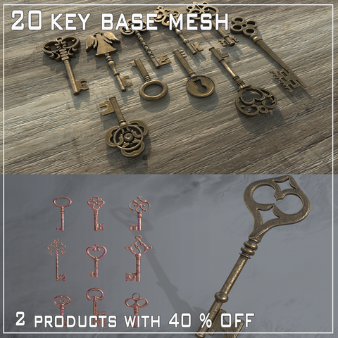 20 Key Base Mesh (40 % OFF) (Extended License)