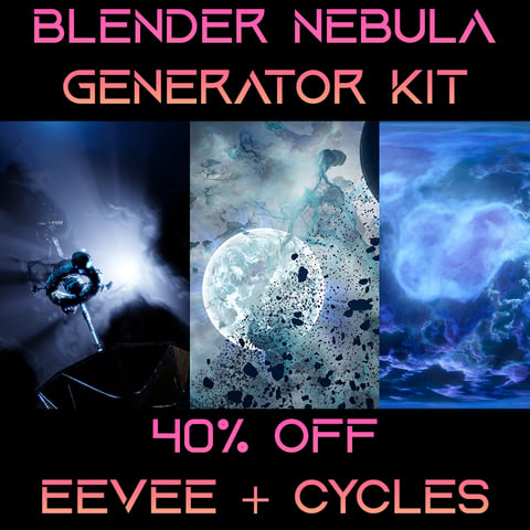 [MEGADEAL 40% OFF] Blender Nebula Generator Kit