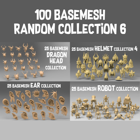 100 basemesh random collection 6