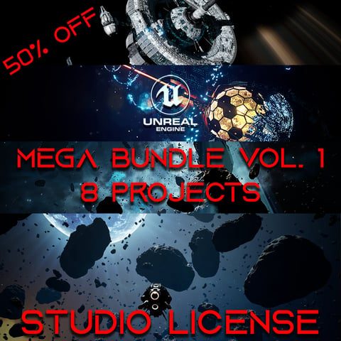 [MEGADEAL 50% off] Studio License Space Scenes || Unreal Engine 5