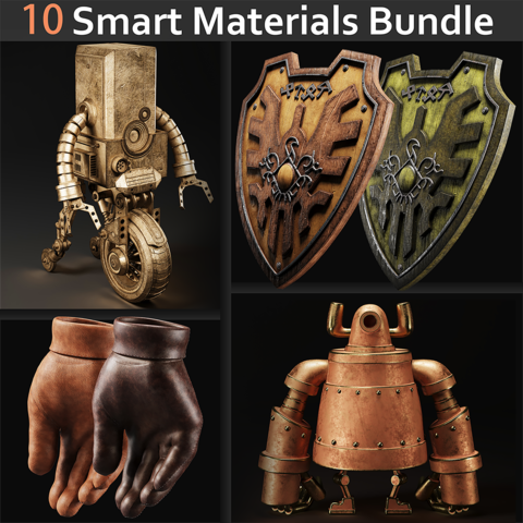 10 Smart Materials Bundle ( Commercial License )