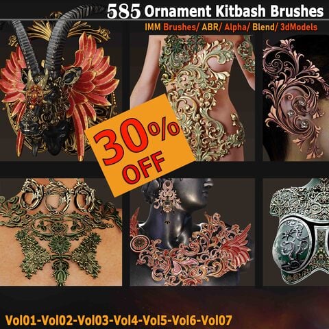 585 Ornament Kitbash Standard License